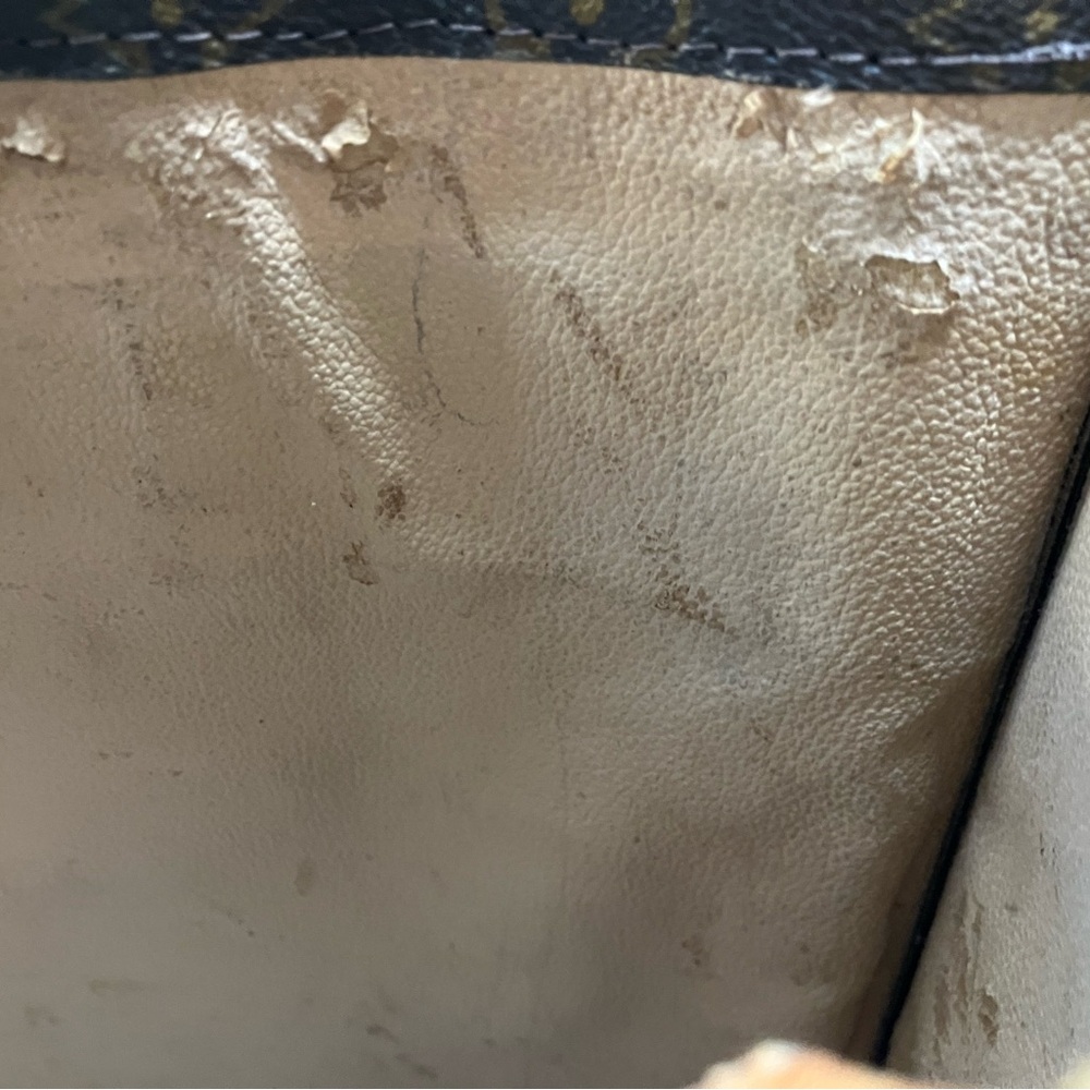 Louis Vuitton Monogram Canvas Tote with Tan Leather Handles - Picture 14 of 14